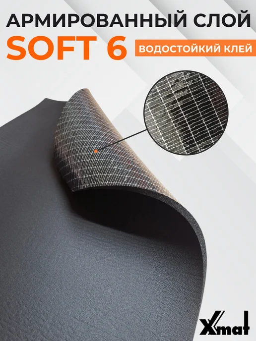 Шумоизоляция Комфорт Софт 6мм. Теплоизоляция самоклеящаяся, Софт, фото 3