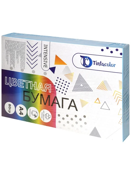 Бумага Tintacolor Цветная A4, 80 г/м², 500 листов, 1 пачка