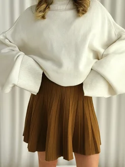 Юбка плиссе мини