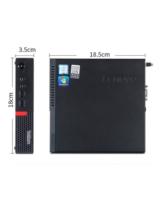 Lenovo Мини-ПК Процессор M715Q Ryzen 5 2400GE DDR4 4ГБ SSD 128ГБ, 4 ГБ, 128 ГБ, фото 6