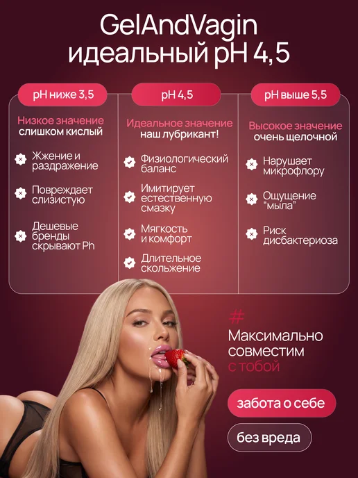 GELANDVAGIN Смазка на водной основе съедобная гель для интимной, вариант, фото 3