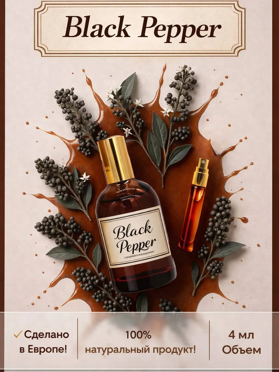Духи черный перец