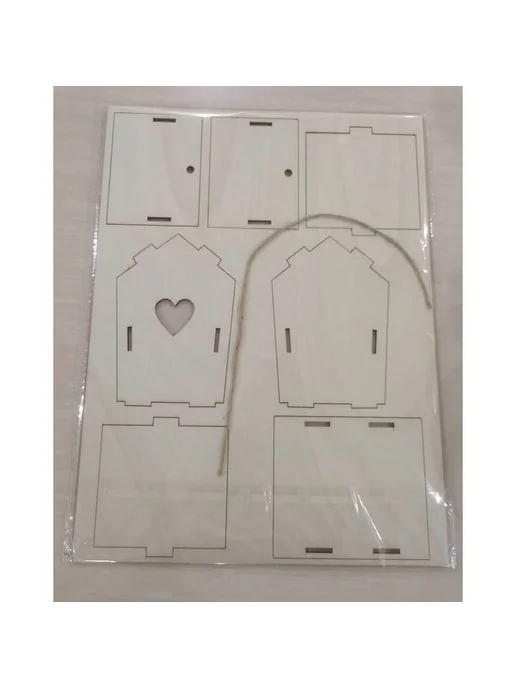 Домик гнездо для птиц дерево 11*9*8 см, 11x9x8 см, фото 5
