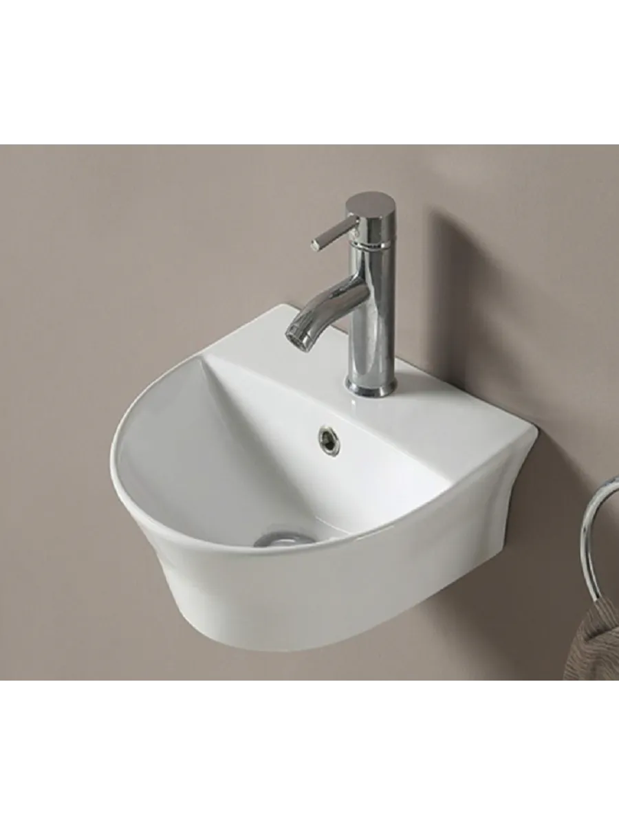 Мини-раковина 78370A подвесная 45х40 см, белая