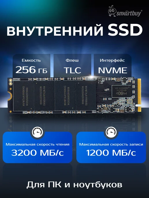 Внутренний SSD 256GB M2 NVMe OEM