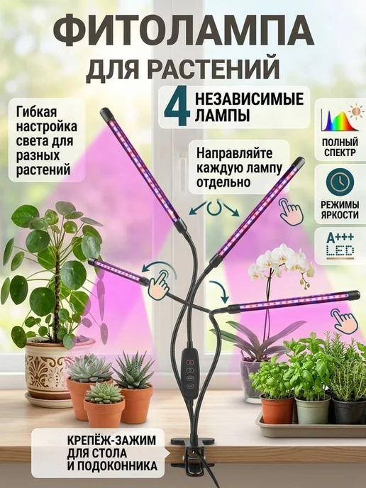 Фитолампа для рассады и комнатных растений, вариант, фото 2