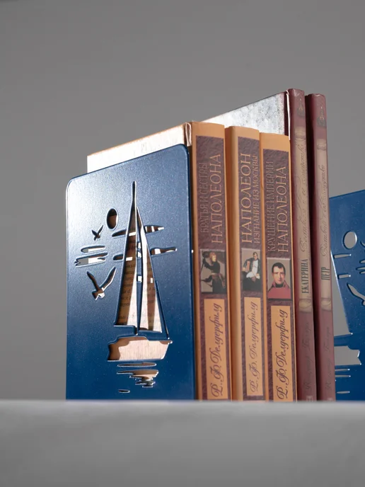 СКП Декор Подставка для книг и учебников, синий, фото 4
