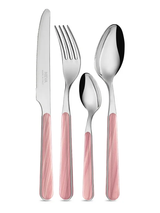 Neva Posateria Creativa Нож "Wood Pink", розовый, фото 2