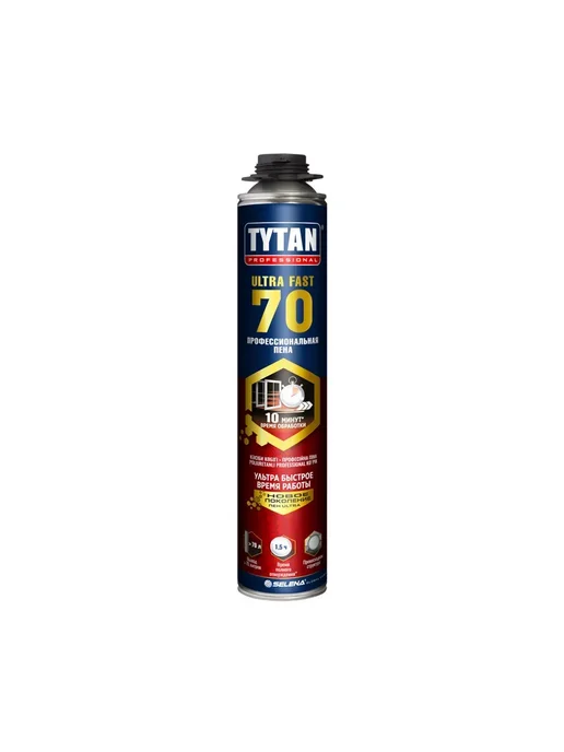 Tytan professional Пена монтажная профессиональная Tytan Ultra Fast 70, 12шт, 12 шт, фото 2