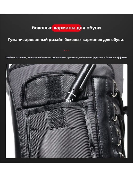 Зимние ботинки с высоким берцем, черный, фото 2