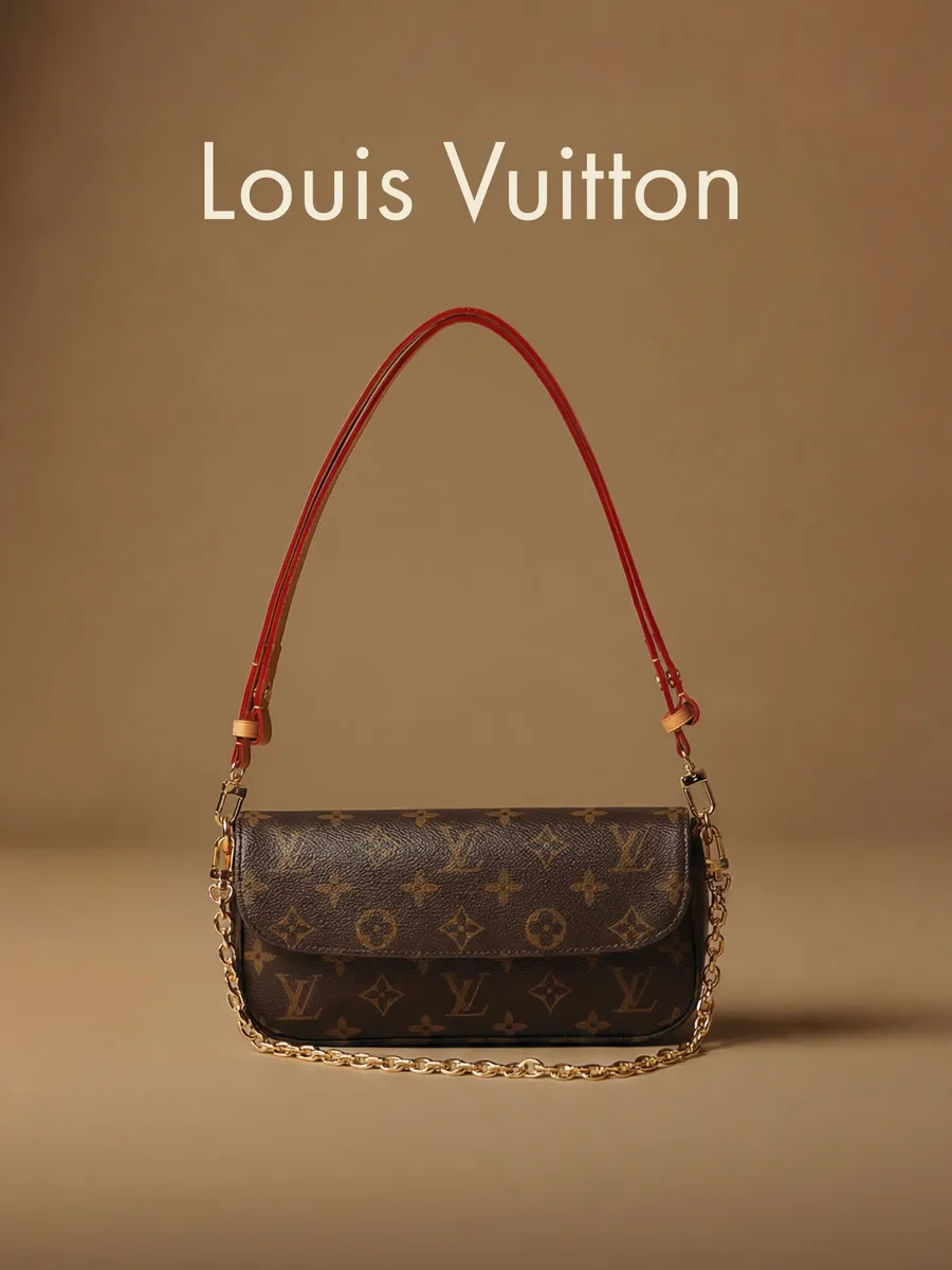Сумка LV Ivy тоут в стиле луиз витон LOUIS VUITTON. Цвет коричневый.