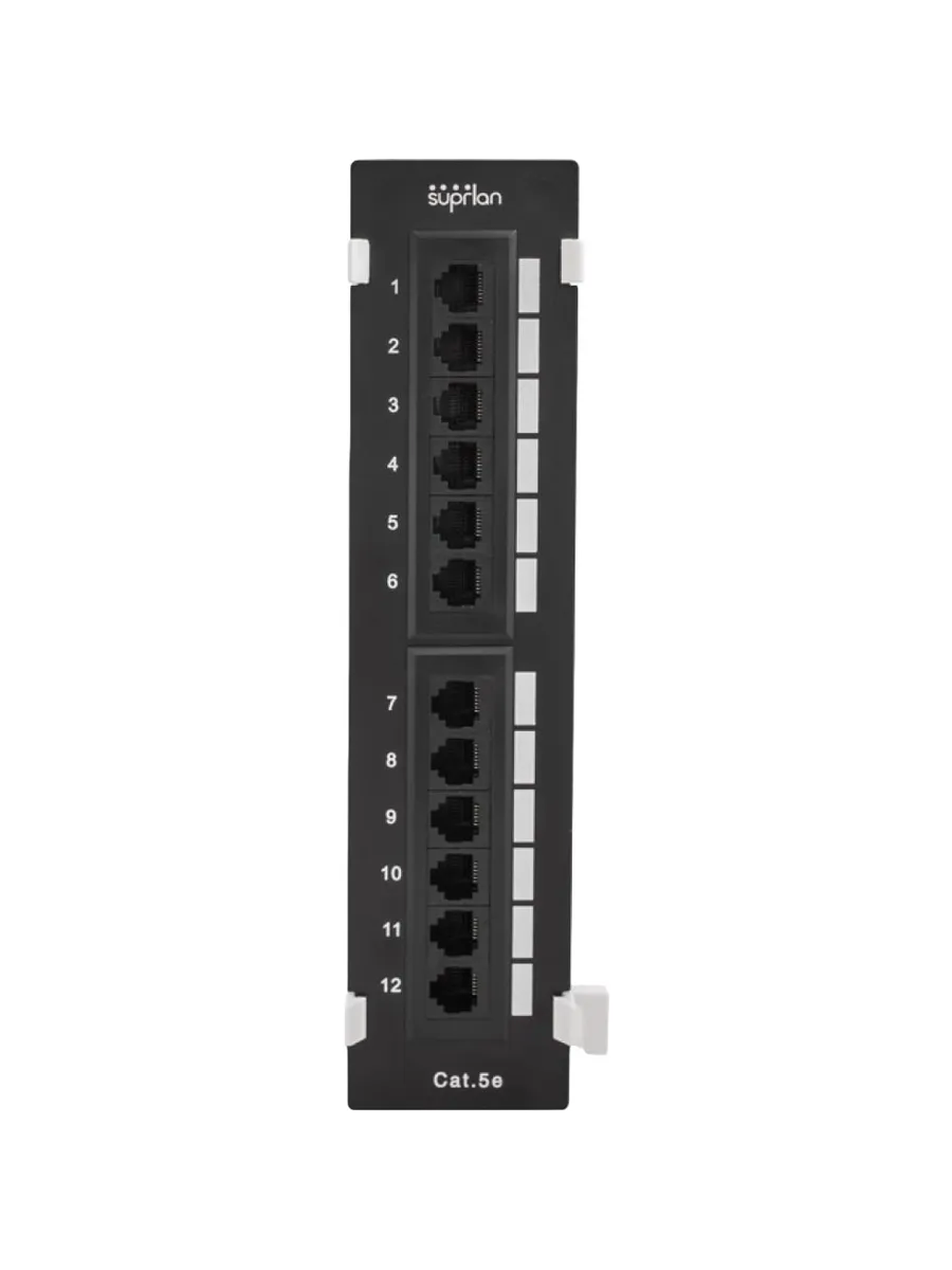Патч-панель Suprlan настенная, 12 портов, RJ-45, UTP