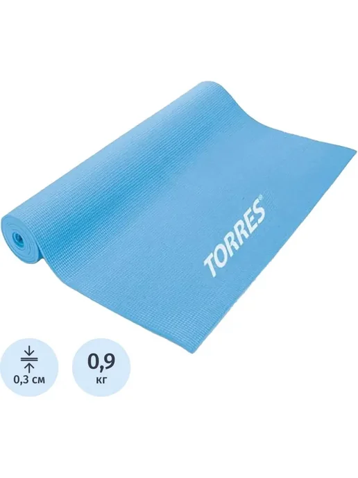 Torres Коврик для йоги Basis 3, YL10023, PVC 3 мм, вариант