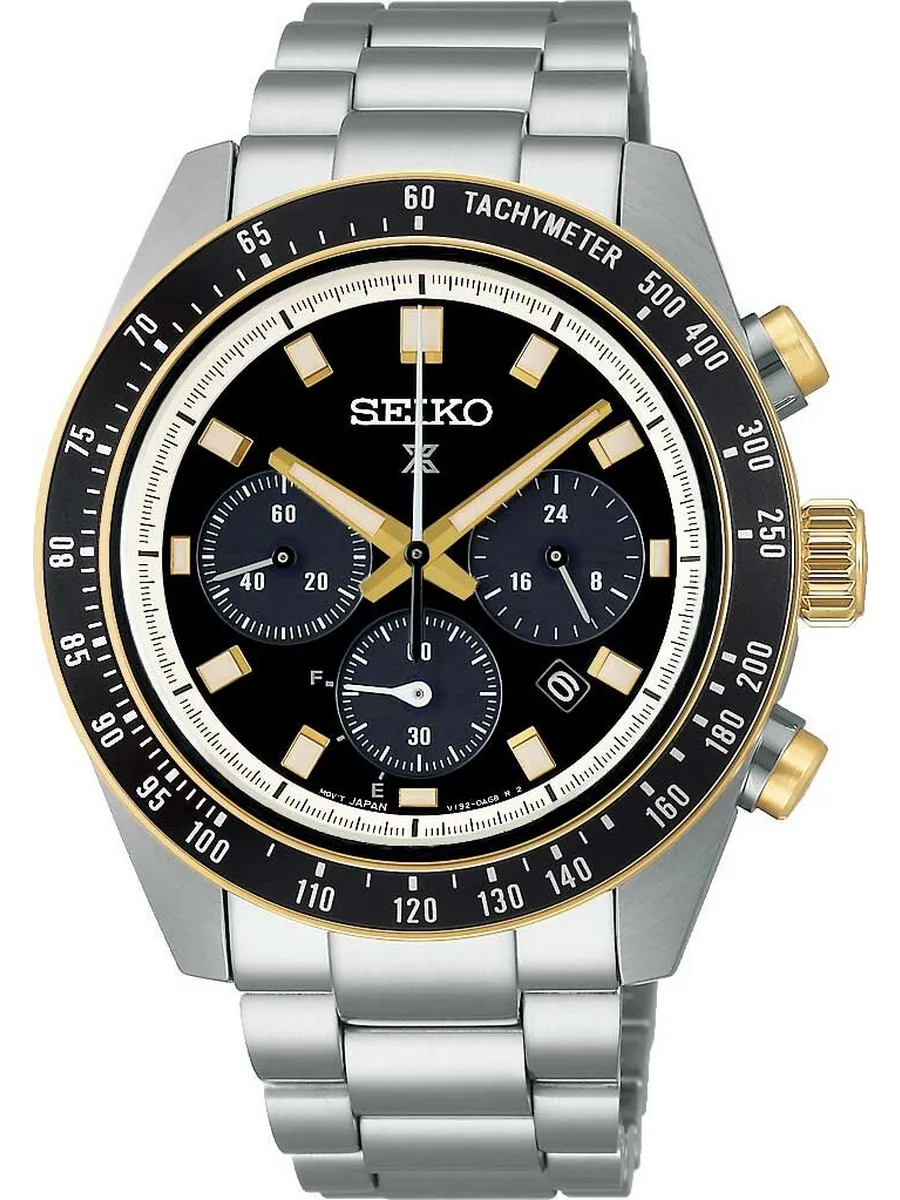 Наручные часы Seiko SSC941P1, хронограф, водонепроницаемость WR100, сапфировое стекло