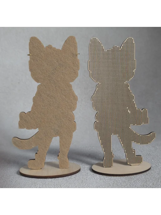 Light stitch заготовка для вышивания кошка на прогулке, 1шт, 1 шт, фото 3