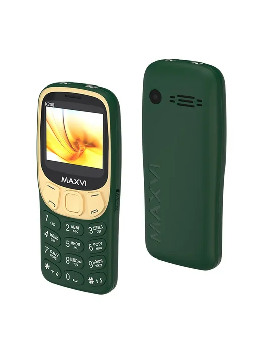 Maxvi Сотовый телефон K20, зеленый