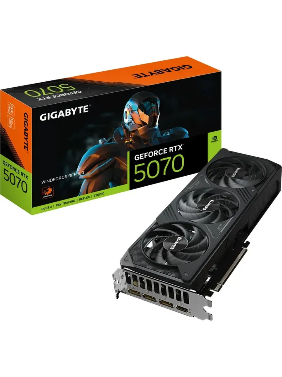 Видеокарта для пк игровая GeForce RTX 5070 Windforce SFF 12G Gigabyte 585644799 купить в интернет‑магазине Wildberries