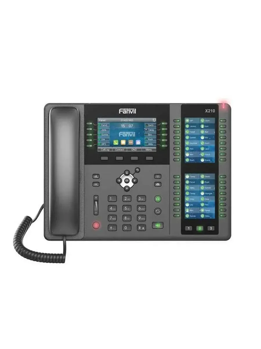 SIP Телефон стационарный Voice IP X210 офисный проводной