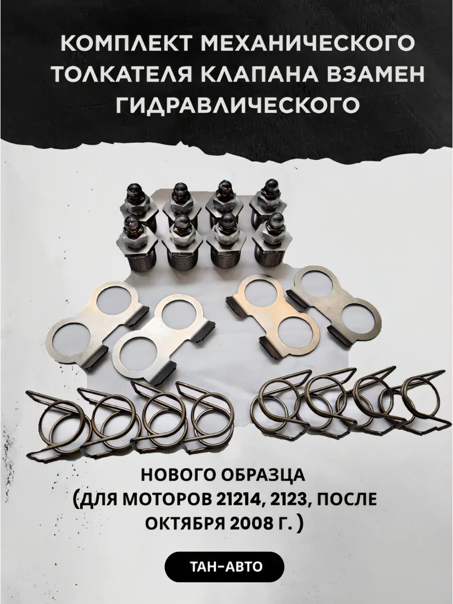 Комплект для перехода с гидравлических толкателей
