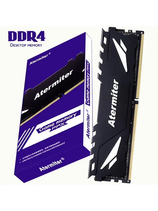 Atermiter Оперативная память DDR4 16gb*2шт 32GB 3200МГц Desktop Memory, 16 ГБ, 2 шт, фото 2