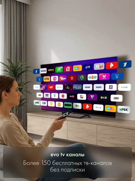 Haier Телевизор 50 Smart TV S2 Pro, 4K, Android TV, EVO TV, черный, фото 7