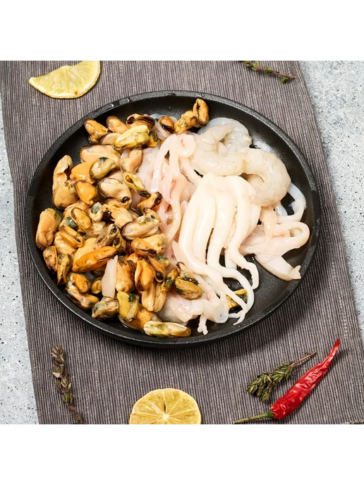 Деликатеска Морской коктейль 400г, 400 г, фото 3