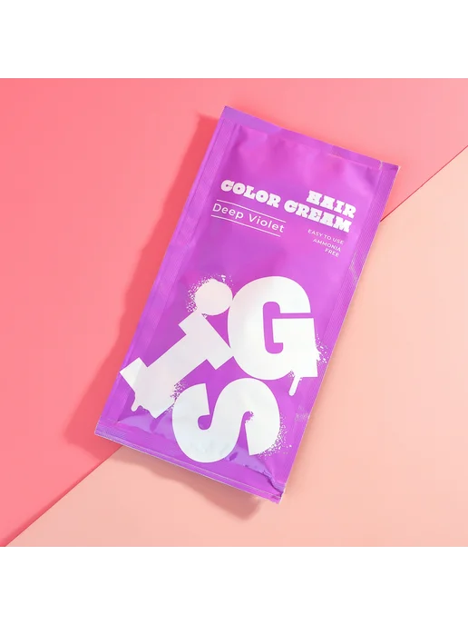 GIS Крем тонирующий для окрашивания волос `GIS` Deep Violet 35 г, 35 г, фото 3