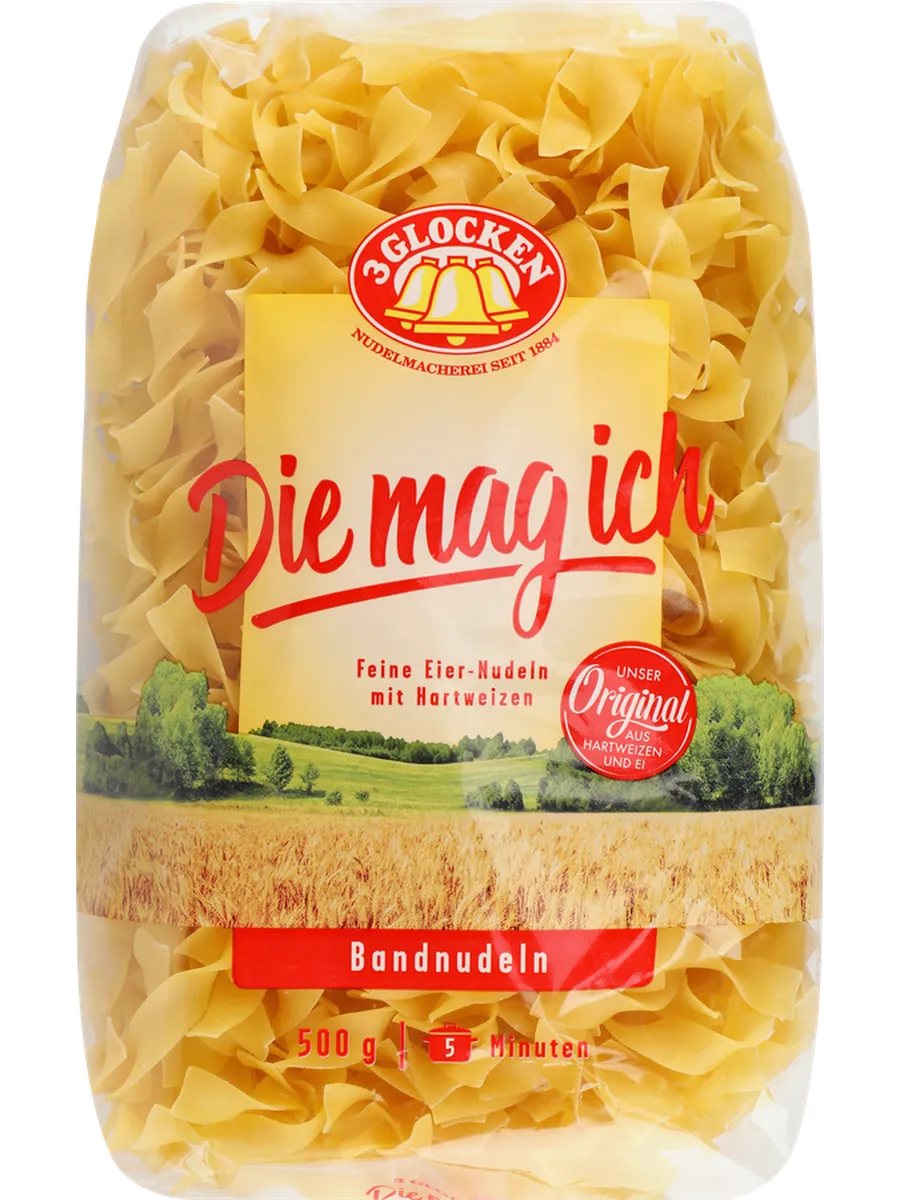 Die mag ich feine Eiernudeln короткая прямая лапша, 500г