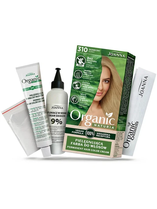 JOANNA Краска для волос ORGANIC NATURIA (тон 310) Солнечный, белый, фото 2