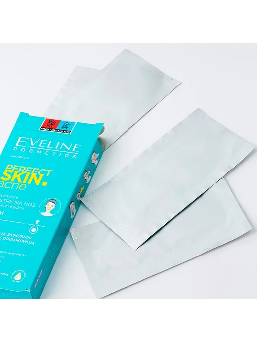 EVELINE Полоски для носа PERFECT SKIN ACNE глубоко очищающие 4 шт, 4 шт, фото 2