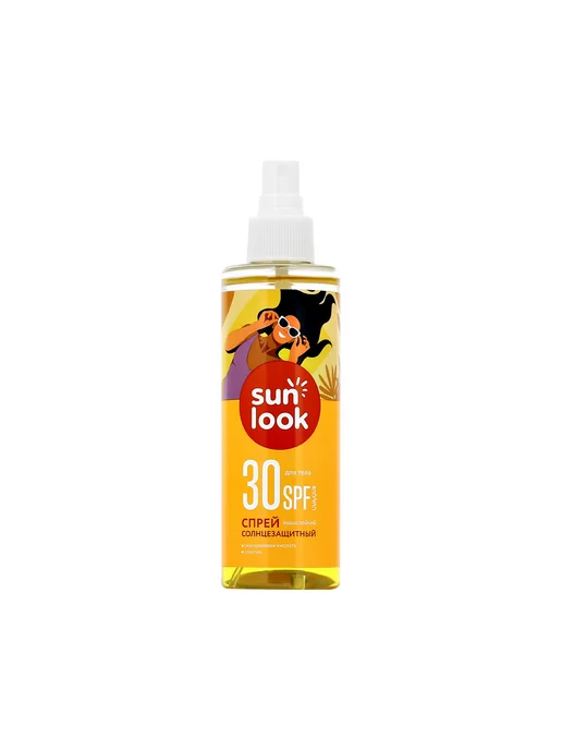 SUN LOOK Спрей для тела `SUN LOOK` солнцезащитный SPF 30+ 190 мл, 190 мл, фото 3