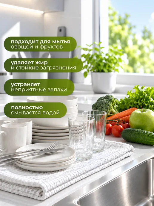 Lion Средство для мытья посуды CHAMGREEN Гранатовый уксус, вариант, фото 2