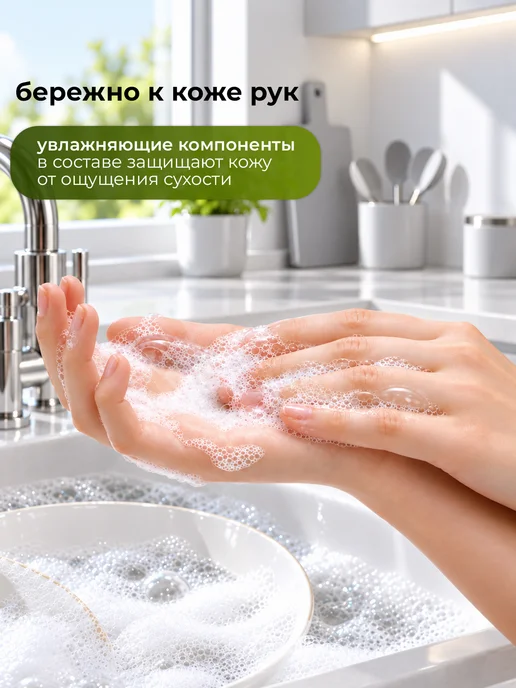 Lion Средство для мытья посуды CHAMGREEN Травяной уксус 470 гр, 470 г, фото 3