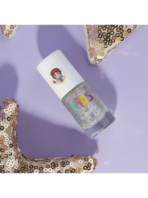 PINK UP Детский лак для ногтей KIDS на водной основе тон 24 5 мл, 5 мл, фото 3