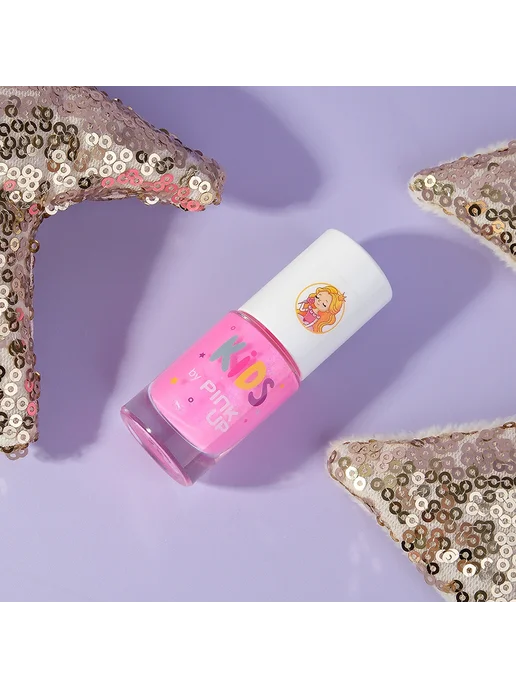 PINK UP Детский лак для ногтей KIDS на водной основе тон 26 5 мл, 5 мл, фото 3