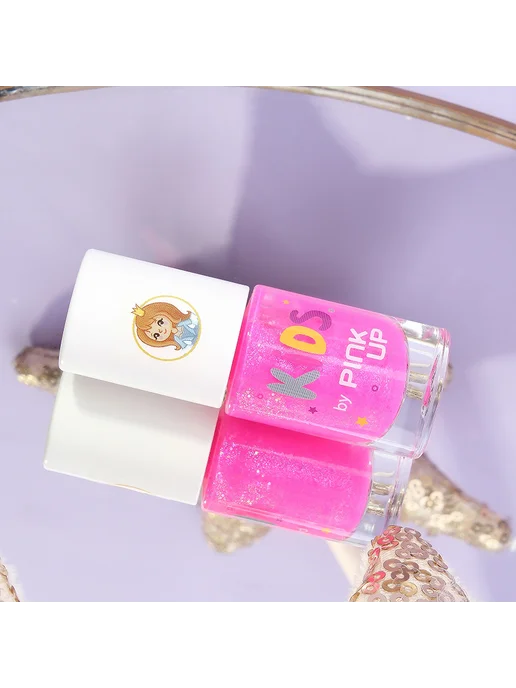 PINK UP Детский лак для ногтей KIDS на водной основе тон 25 5 мл, 5 мл, фото 2