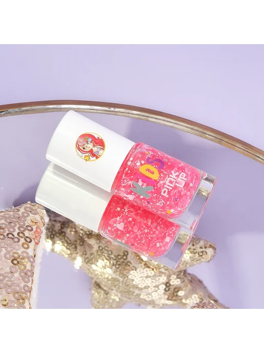 PINK UP Детский лак для ногтей KIDS на водной основе тон 28 5 мл, 5 мл, фото 2