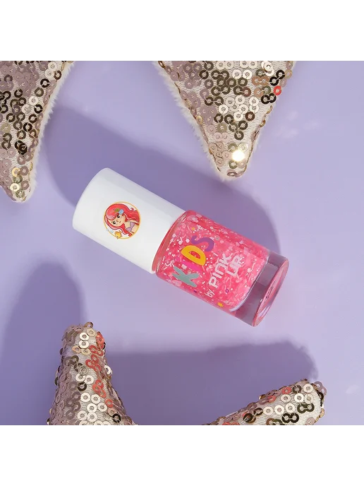PINK UP Детский лак для ногтей KIDS на водной основе тон 28 5 мл, 5 мл, фото 3