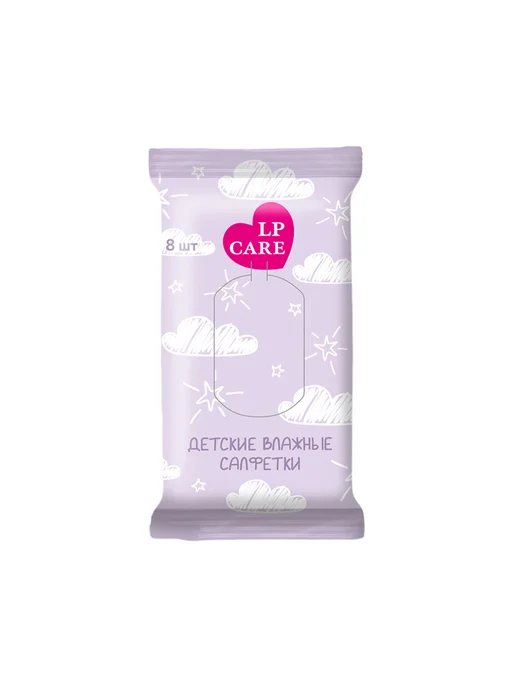 LP CARE Салфетки влажные `LP CARE` GENTLE BABY детские 60 шт, 8 шт