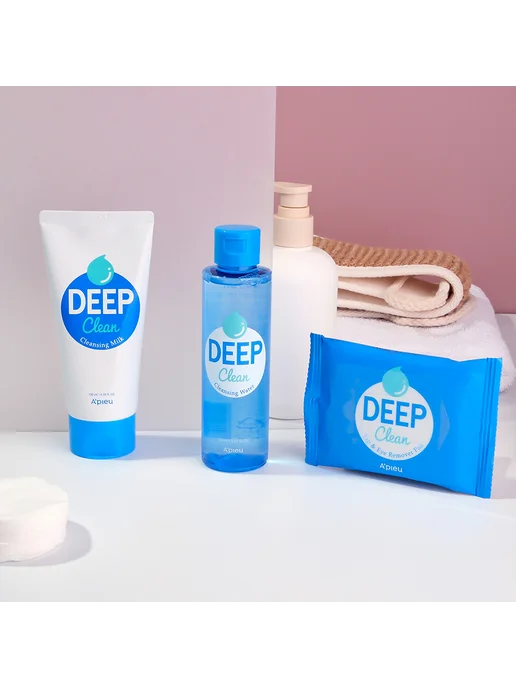 A`Pieu Салфетки для снятия макияжа `A`PIEU` `DEEP CLEAN` 25 шт, 37 г, фото 6
