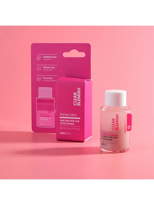 Nextbeau Подсушивающий лосьон для лица CLEAR BLEMISH точечного, вариант, фото 3