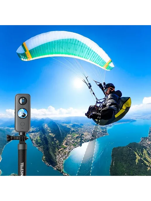 Telesin Монопод карбоновый 1.2 м GP-MNP-002 для экшн-камер, 1,2 м, фото 4