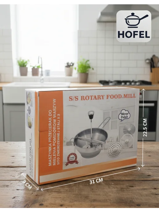 HOFEL сито для протирки овощей и фруктов, серый, фото 7