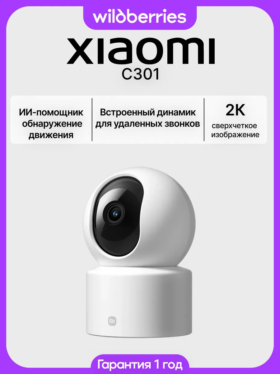 Внутренняя IP-Камера видеонаблюдения Smart Camera C301