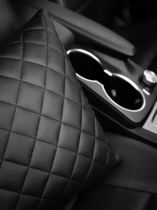 BARHATAUTO Подушка автомобильная в машину Toyota, черный, фото 3