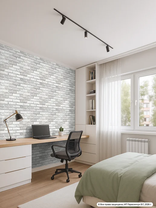 AMODECOR Самоклеящиеся панели для стен в рулоне 50см*10м ПВХ 1шт, 1 шт, фото 2