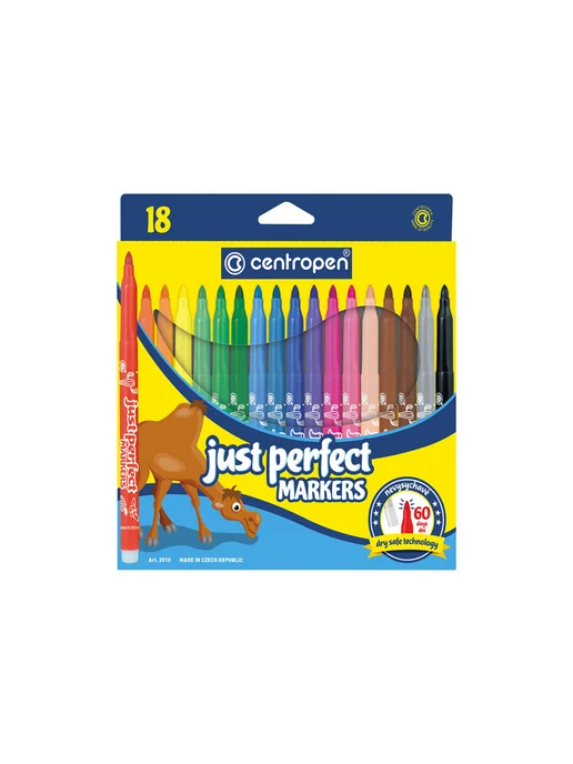 CENTROPEN Фломастеры Cеntropen "Perfect", 18 цветов, 18 цв., фото 2