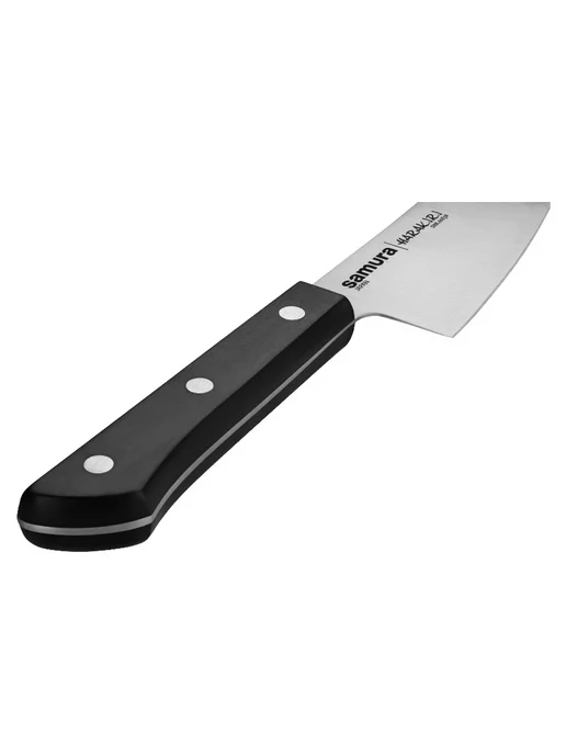 Samura Нож кухонный Шеф малый HARAKIRI, 166 мм (SHR-0083B K), черный, фото 2