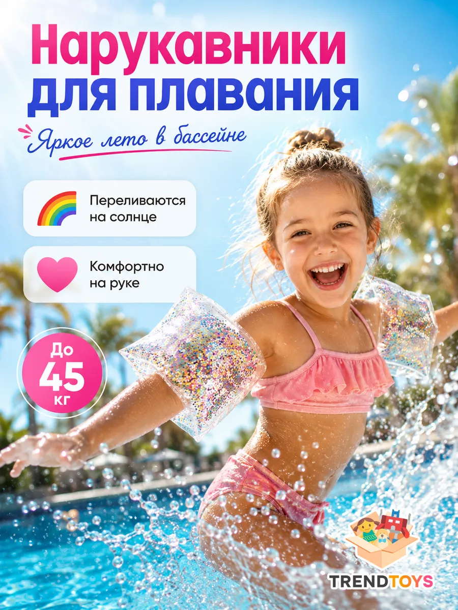 Нарукавники для плавания детские 6+ лет