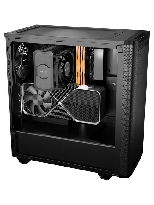 be quiet! Корпус для ПК с вентиляторами Pure Base 501 Airflow Window (…, черный, фото 3
